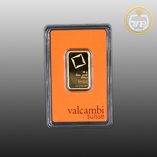 20 GM VALCAMBI SWISS GOLD BAR