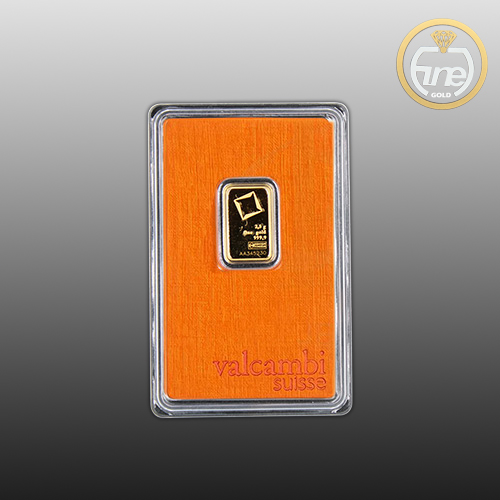 2.5 GM VALCAMBI SWISS GOLD BAR
