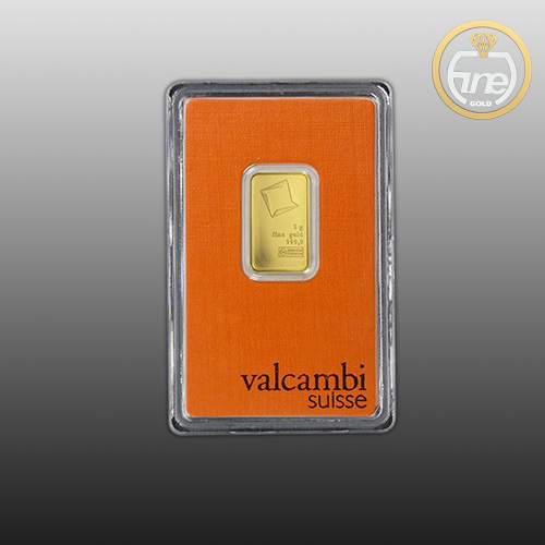 5 GM VALCAMBI SWISS GOLD BAR